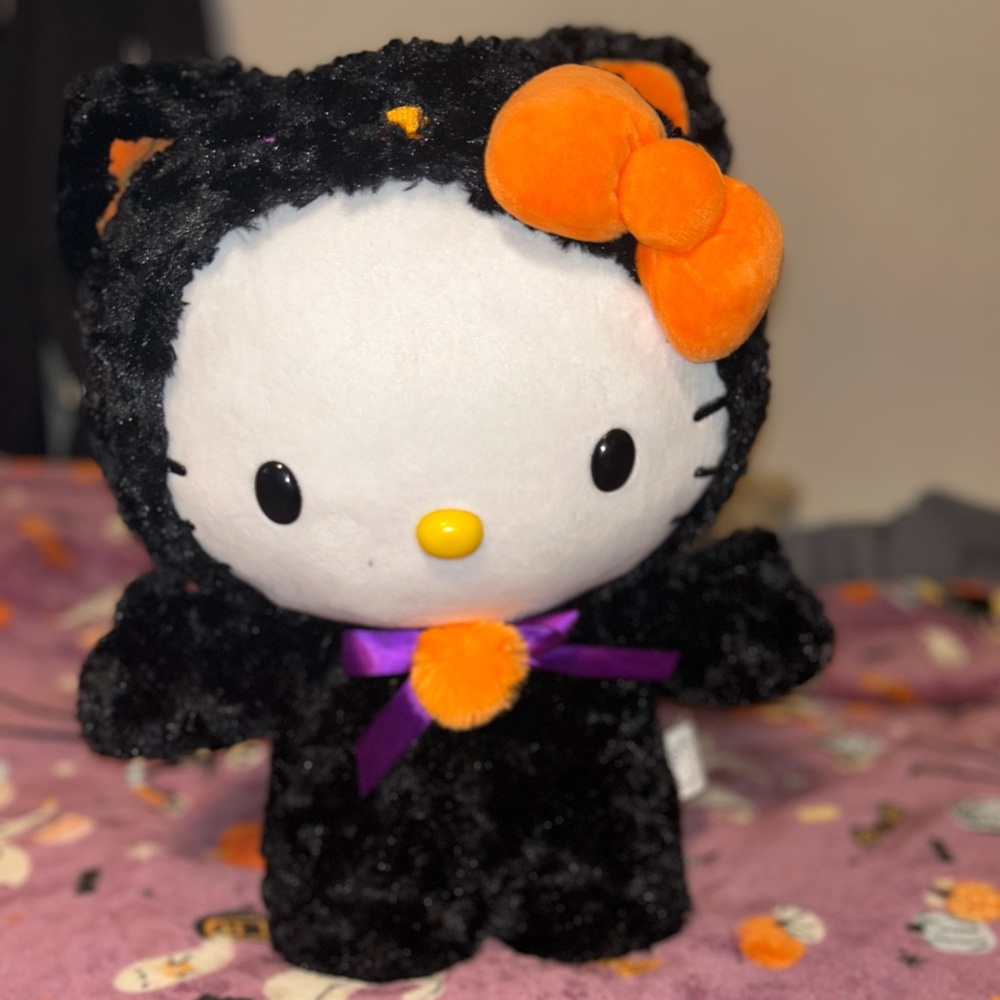 Black and Orange Plush Toy